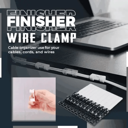 ✨Home Essentials:Finisher Wire Clamp🔥 40PCS