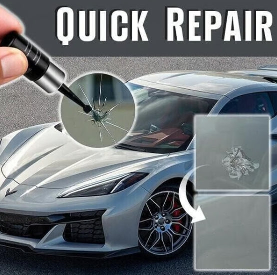 👍Car glass window liquid nano repair kit