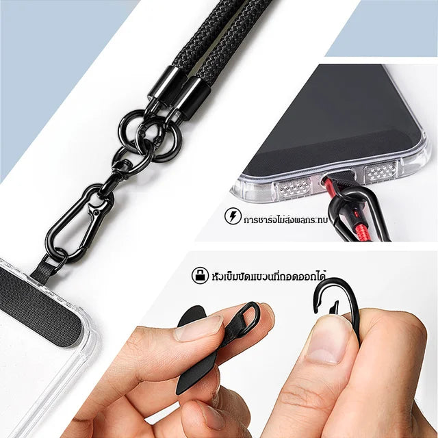 Anti-lost mobile phone lanyard