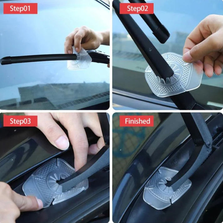 Car Wiper Arm Hole Silicone Protector Pads(4Pcs)