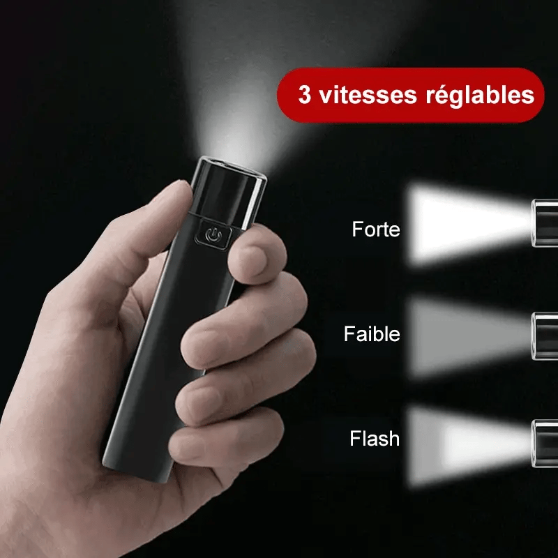 2-in-1 Ultra Bright Flashlight Power Bank
