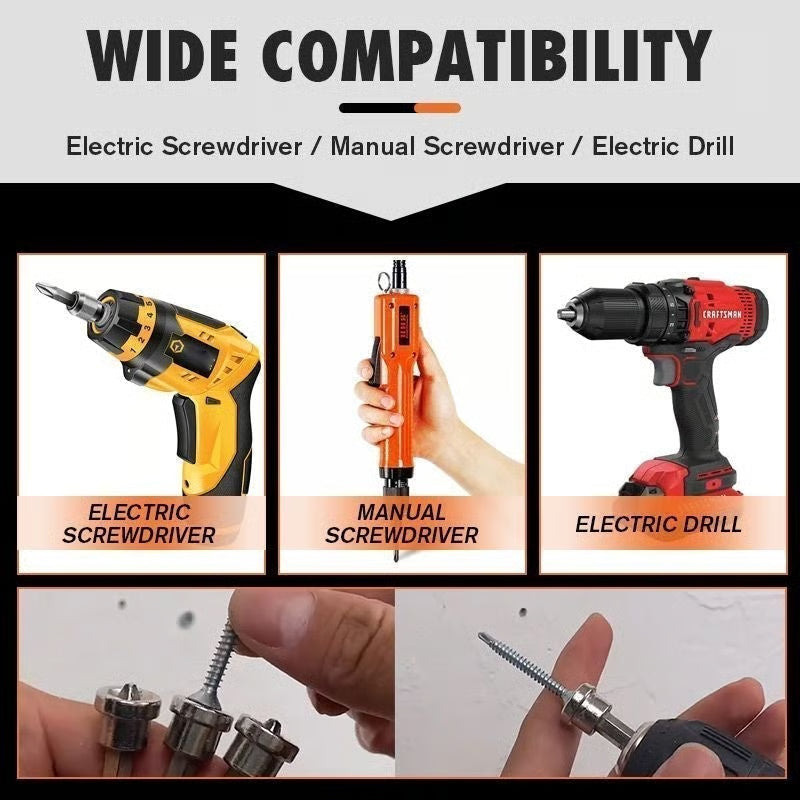 Magnetic Collar Positioning Screwdriver Bits (5PCS/SET)