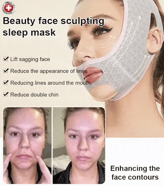 Beauty face slimming sleeping mask to tighten skin