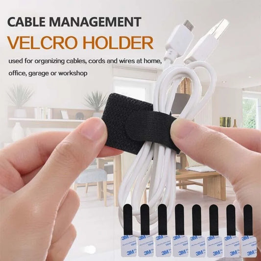 10Pcs Velcro Wire Organizer