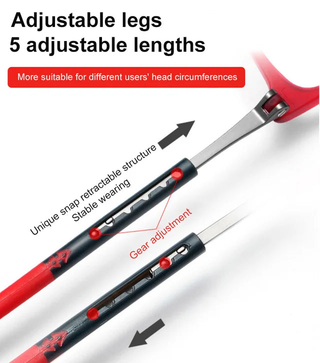 Hanging neck presbyopic glasses