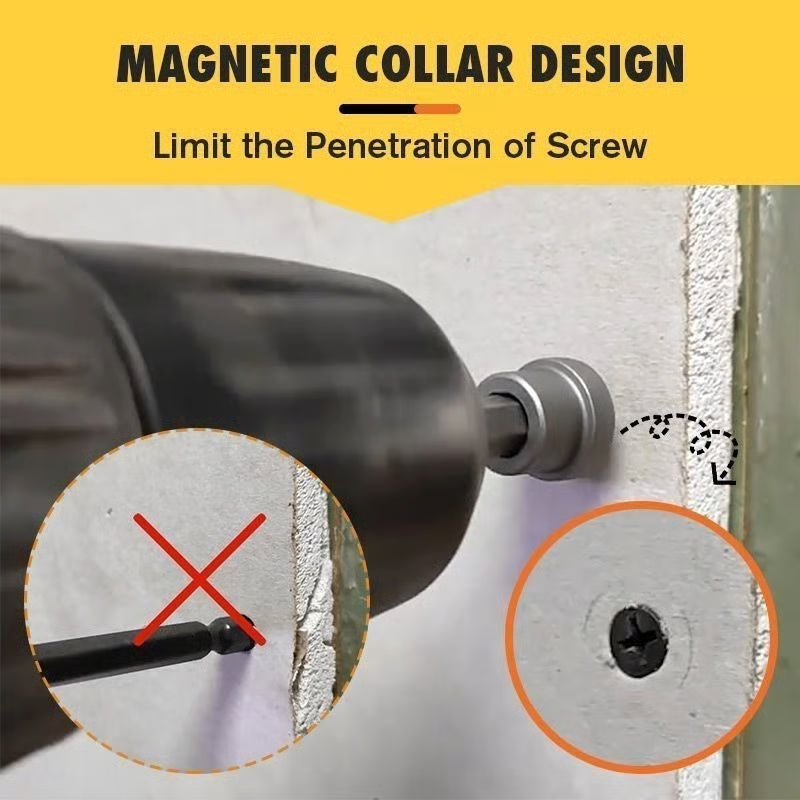 Magnetic Collar Positioning Screwdriver Bits (5PCS/SET)