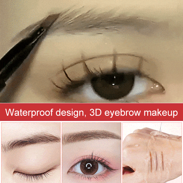 Three-dimensional eyebrow cream