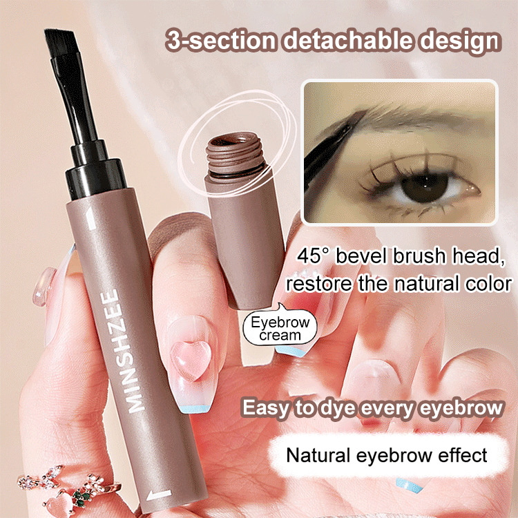 Three-dimensional eyebrow cream