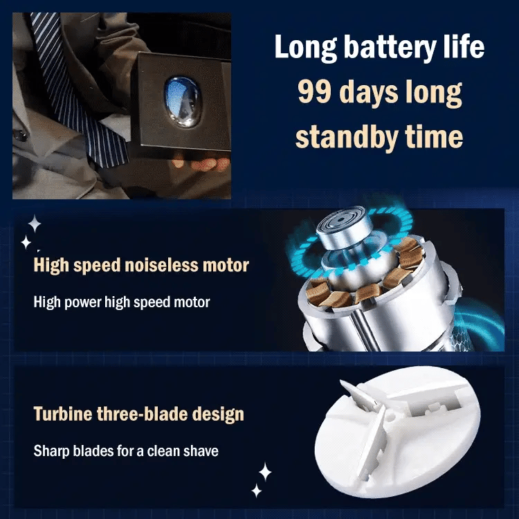 Gradient Space Stone Gradient Mini Shaver