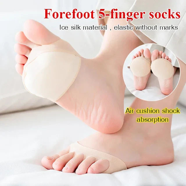 Forefoot 5 Finger No Show Socks