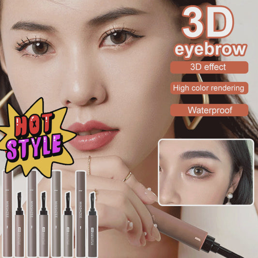 Three-dimensional eyebrow cream